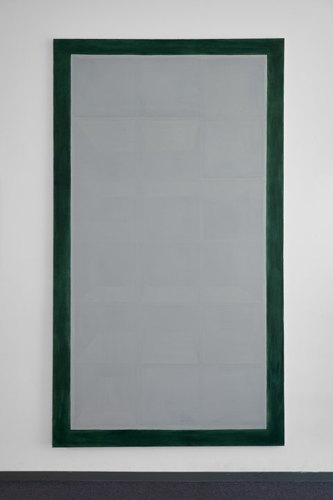 Max Ruf, <em>Volumen und Kapazität 0</em>, 2019, Oil on canvas, 230 x 130 cm HEFTI_DSF3989%20painting%20gross%202%20v2%20web