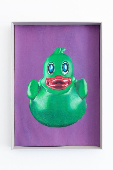 <em>Untitled</em>, 2019, Wax crayon and colored pencil on paper, 42 x 59 cm _MG_7173_web